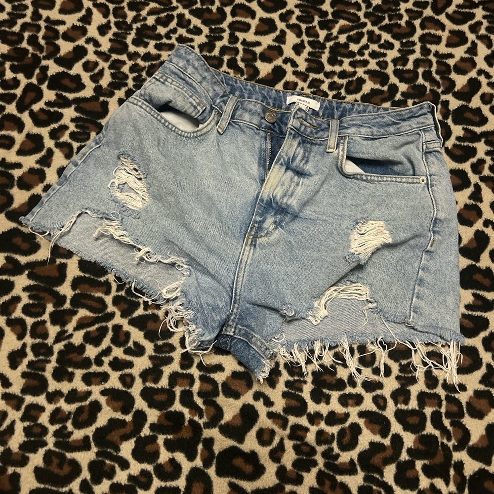 Distressed Denim Women's Shorts